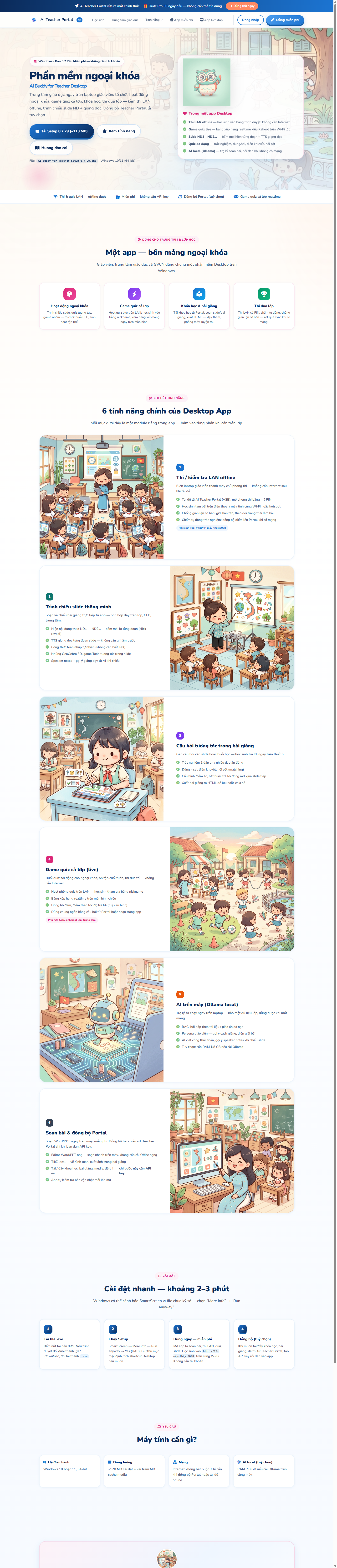 Trang tải AI Buddy for Teacher Desktop — Setup Windows miễn phí